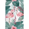 thumbnail image 2 of Kitchen Dish Towels, Tropical Palm Leaves Flamingo Kitchen Towels Set of 4 Super Soft Absorbent Dish Towels Set Microfiber Polyester Kitchen Dish Cloths Decorative Tea Towels, 28"x18", 2 of 7
