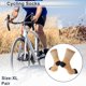 thumbnail image 2 of Calcetines de ciclismo Unique Bargains que absorben el sudor, calcetines para bicicleta al aire libre, color beige y negro, tamaño XL, neutros y universales, 1 par, 2 of 7