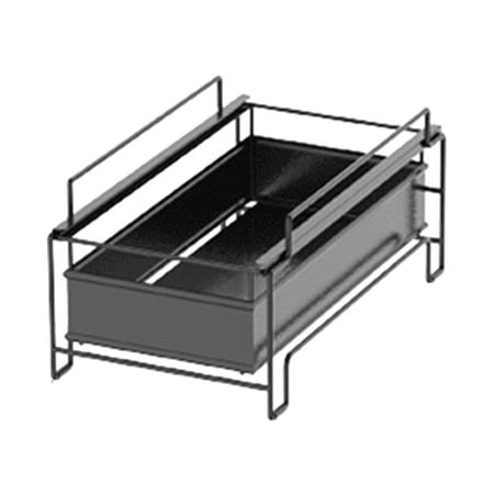 

Under the Kitchen Sink Storage Rack Drawer Type Shelf Black