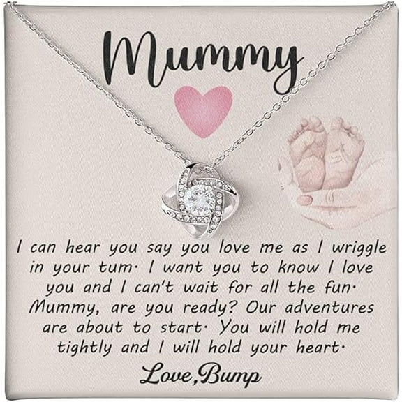Mom To Be Gifts Pregnancy Wife, Women  Necklace Gift for Expecting Moms, Mama to Be Jewelry With Gift Box