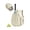 A03 Beige 12.5x5.3x17.7", variant on Tennis Backpack Storage Carry On Tennis Badminton Sports Backpack With External Pockets Suitable For Pickball Laptops Tool Bag