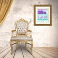 thumbnail image 3 of Allen, Kimberly 12x14 Gold Ornate Wood Framed with Double Matting Museum Art Print Titled - Unicorn Rules, 3 of 4