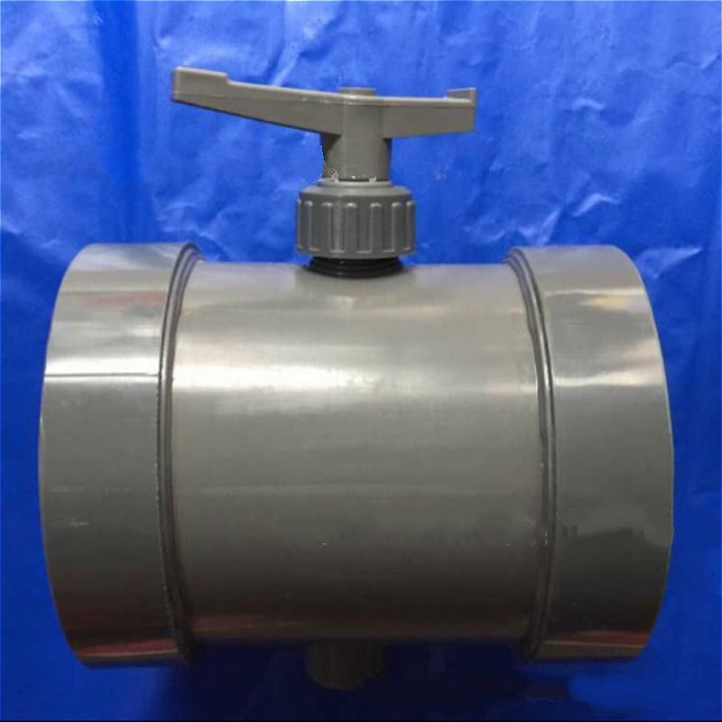 50110 mm PVC/UPVC Manual Air Duct Air Damper Valve Ventilation Pipe