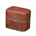 thumbnail image 3 of Caja de almacenamiento de relojes Yuyangstore elegante marrón Estuche de Viaje, 3 of 8
