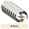 (8 pack) Umbro Pivot Size 5 Youth and Beginner Soccer Ball, Yellow