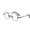Black, variant on Agstum Pure Titanium Retro Round Grey Glasses Frame Optical Eyeglasses 44-24-140