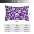thumbnail image 2 of KLL Skull Rainbow Mushroom Pillow Covers Envelope Closure,Super Soft and Cozy Fuzzy Fleece Pillow Case Cover (No pillow core） 20"x30", 2 of 5