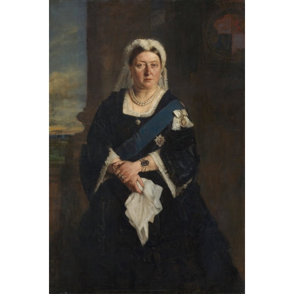24x36 gallery poster, Queen Victoria by Heinrich von Angeli 1875