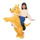 thumbnail image 4 of Lindo disfraz inflable de animal para montar para niños y adultos, caballo, pollo, perro, cerdo, pato, vaca y gato, 80-180 cm, varios tamaños., 4 of 5