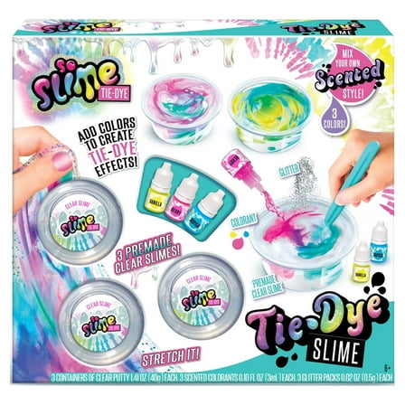So Slime DIY - Premade Tie Dye Slime Kit - Create Tie Dye Slime!