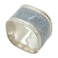thumbnail image 5 of Saro Lifestyle Sparkling Square Design Napkin Ring (Set of 4), 5 of 5