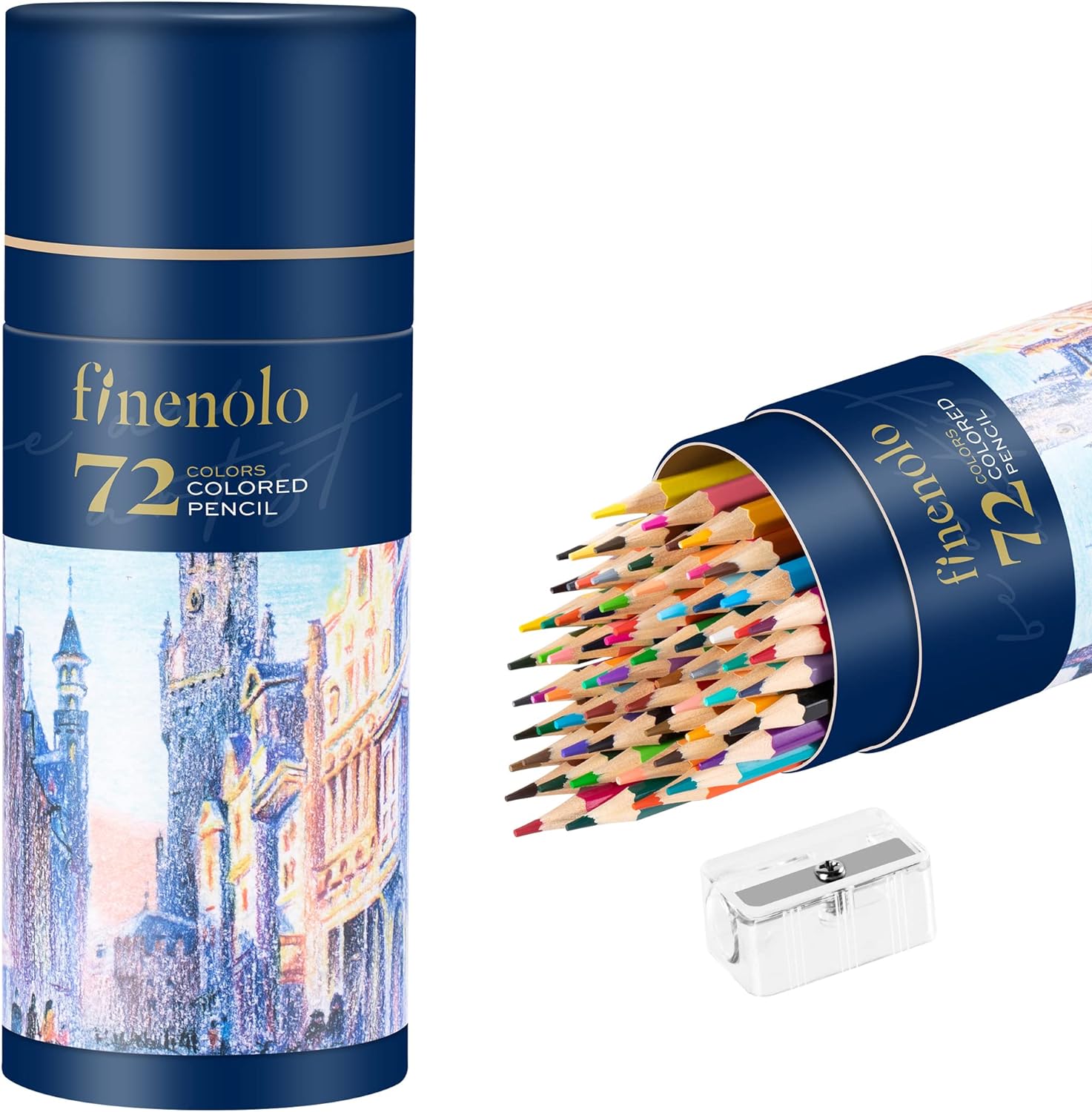 Deli 72-Count Colored Pencils with Sharpener photo 8