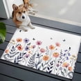 thumbnail image 3 of Spring Floral Entryway Rug 2'x3'&nbsp; Non Slip Front Door Mats, Elegant Pastoral Flowers Botanical Entrance Rugs Indoor Outdoor Carpet, Washable Floor Mats Small Area Rug for Bedroom Kitchen, 3 of 8
