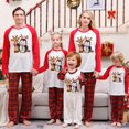 thumbnail image 1 of Mother Father Kids Matching Clothing Sets Baby Romper 2023 New Cartoon Print Cute Soft Christmas Pajamas Set Family Look Pyjamas, 1 of 3