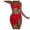 Red, variant on Lovzfmll 3 Piece Bikini Sets for Women, Triangle Bikini with Beach Cover Up, Adjustable and Padded