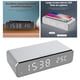 thumbnail image 4 of Pantalla LED Teléfonos móviles de carga inalámbrico Despertadores de escritorio Elegante Termómetro de carga rápida rectangular para teléfono Sunnimix Carga de relojes de alarma, 4 of 8