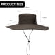 thumbnail image 2 of Sombrero de sol de camuflaje impermeable para hombre, de ala ancha, plegable, de malla para exteriores, para pescar, 2 of 5