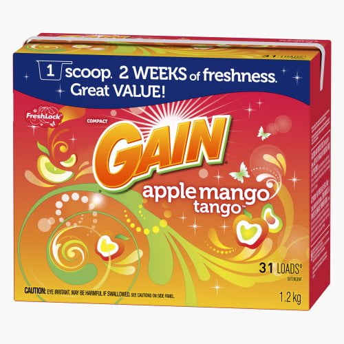Gain With Freshlock Apple Mango Tango Powder Detergent 31 Loads 46 Oz