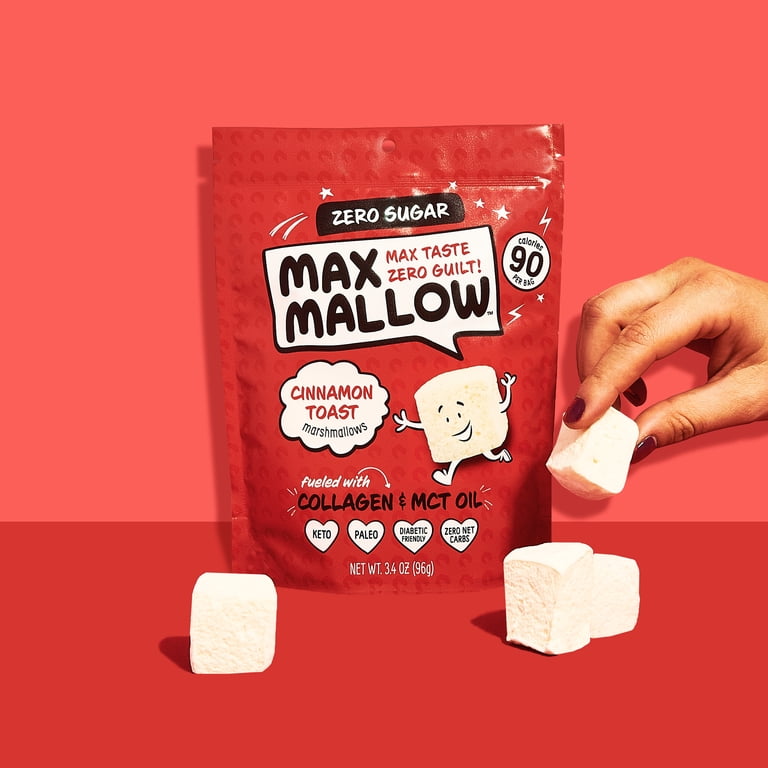 Know Brainer Max Mallow Cinnamon Toast - Keto, Zero Sugar, Low