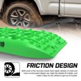thumbnail image 3 of X-BULL Traction Track Traction Boards Kits Recovery Track 2PCS Sand Mud Snow Track Tire Ladder 4WD with Bag+Hardware Green 3.0, 3 of 14