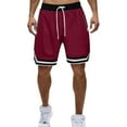 thumbnail image 2 of Dagugfen Plus Size Basketball Shorts for Men Knee Length Loose Lightweight Breathable Workout Shorts with Zipper Pockets, 2 of 4