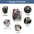 thumbnail image 5 of Ttyddzy Clear Backpack Heavy Duty PVC Transparent Backpack for College Workplace, Red Blood Moon, 5 of 8