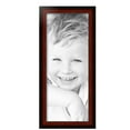 thumbnail image 2 of ArtToFrames 10" x 25" Matte mahogany Diploma Picture Frame, 10x25 inch Brown Wood Poster Frame (WOM-5108), 2 of 7