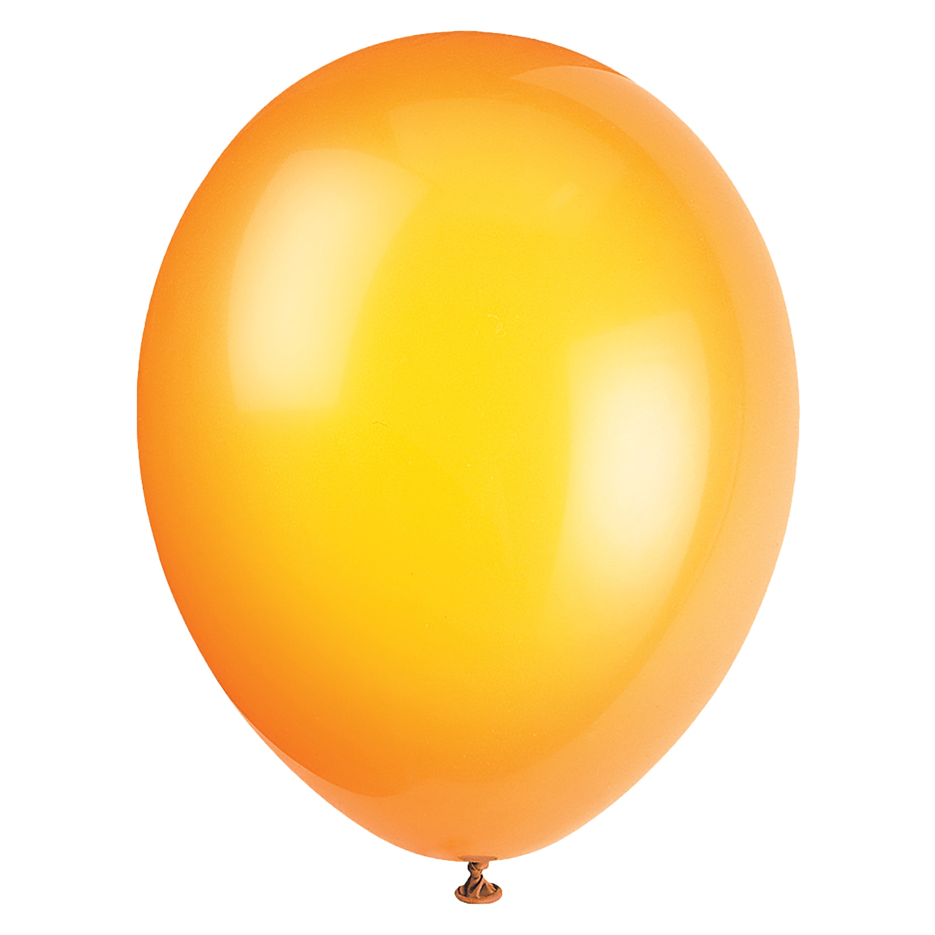 Unique Industries Latex 12.5" Multi-color Solid Print Birthday Balloons, 144 Count
