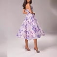 thumbnail image 4 of Women's Summer New Strapless Sleeveless Printed Full Skirt Dress, 4 of 5