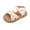 Beige, variant on BUWTTER Girls Sandals Kids Lightweight Breathable Outdoor Summer Shoes with Sole Cross Strap Adustable Strap Beige Sandals Size 12-15 M
