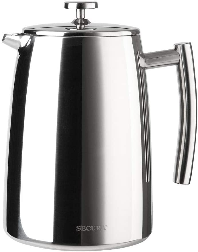 Secura French Press Coffee Maker, 50Ounce, 18/10 Stainless Steel