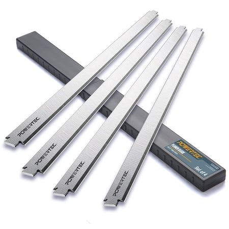 UPC: 0843441105008 | POWERTEC 13 Inch HSS Planer Blades Replacement for Ryobi AC8630 AP1301 – Set of 4  12826DD