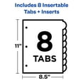 thumbnail image 5 of Avery Big Tab Insertable Dividers, Buff Paper, 8 Multicolor Tabs, 5 of 8