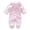Pink, variant on Baby coral fleece Bodysuit Infant Pajamas Autumn Winter Baby Clothes baby Hooded Romper Cartoon Bear Newborn Jumpsuit Snowsuit baby clothing 0-12 Month Infant Footed Bunting Bodysuit