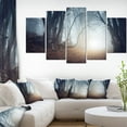 thumbnail image 1 of Arbres Magiques dans une Forêt Mystérieuse - Art Mural Moderne sur Toile de Forêt, 1 of 3