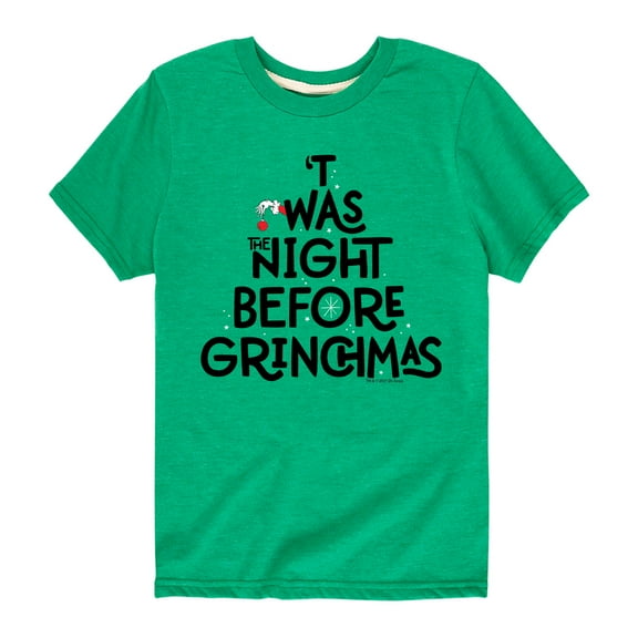 Dr. Seuss - Night Before Grinchmas - Toddler And Youth Short Sleeve Graphic T-Shirt