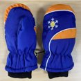 thumbnail image 5 of Yuarrent 3 pares de guantes impermeables para niños, guantes para clima frío con gancho, equipo deportivo, accesorios de esquí portátiles Suministros térmicos Azul, 5 of 5