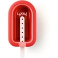 thumbnail image 1 of Lekué Moule à Glace Empilable en Silicone Extra Large Rouge 95ml avec Bâton, 1 of 7