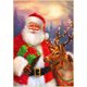 thumbnail image 1 of Kits de pintura de diamantes 5d de 30 x 40 cm para adultos, kit completo de pintura de diamantes de imitación con patrón de Papá Noel, lienzo para decoración de pared, 1 of 5