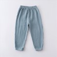thumbnail image 5 of Gibobby Boys Pants Boys Athletic Pants Sweatpants Soft Jogger 3T 4T 5T 6T 7T Pants With Pockets Elastic Waist Drawstring For Kids School Sports Little Boys Winter Pants(12-18 Months,Light Blue), 5 of 6