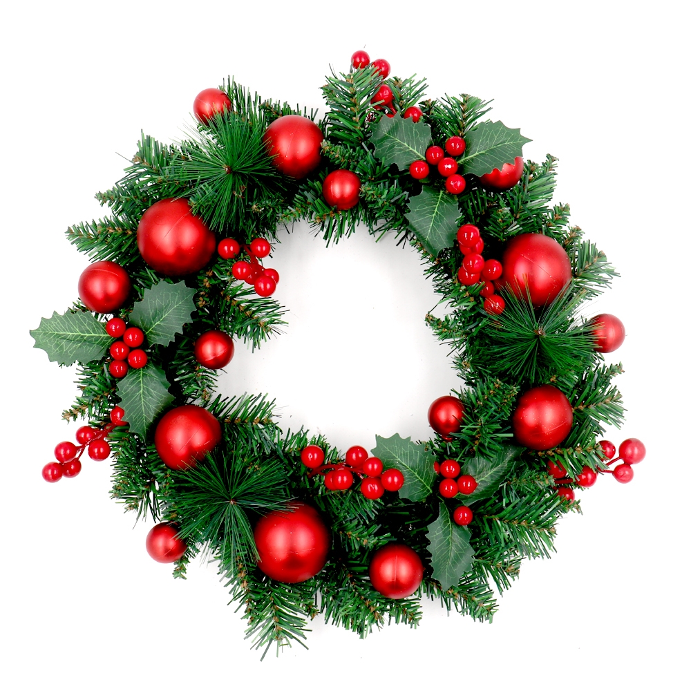 Vickerman 48 Douglas Fir Wreath with 200 Warm White LED Lights