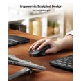 thumbnail image 3 of ProtoArc Ergonomic Keyboard Mouse, EKM04 2.4GHz Wireless Ergo Keyboard Mouse Combo, Separate Numeric Keypad, Split Design, Wrist Rest, Recha, 3 of 9