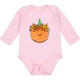 thumbnail image 3 of Inktastic Pumpkin Unicorn for Halloween and Thanksgiving Boys or Girls Long Sleeve Baby Bodysuit, 3 of 5