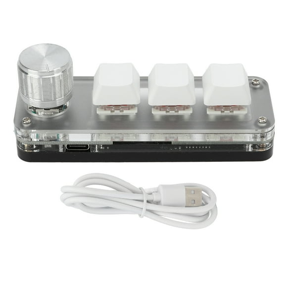 Mini Keypad,Mini 3 Key Keypad Mini Customized Keypad Gaming Keyboard Best in Class