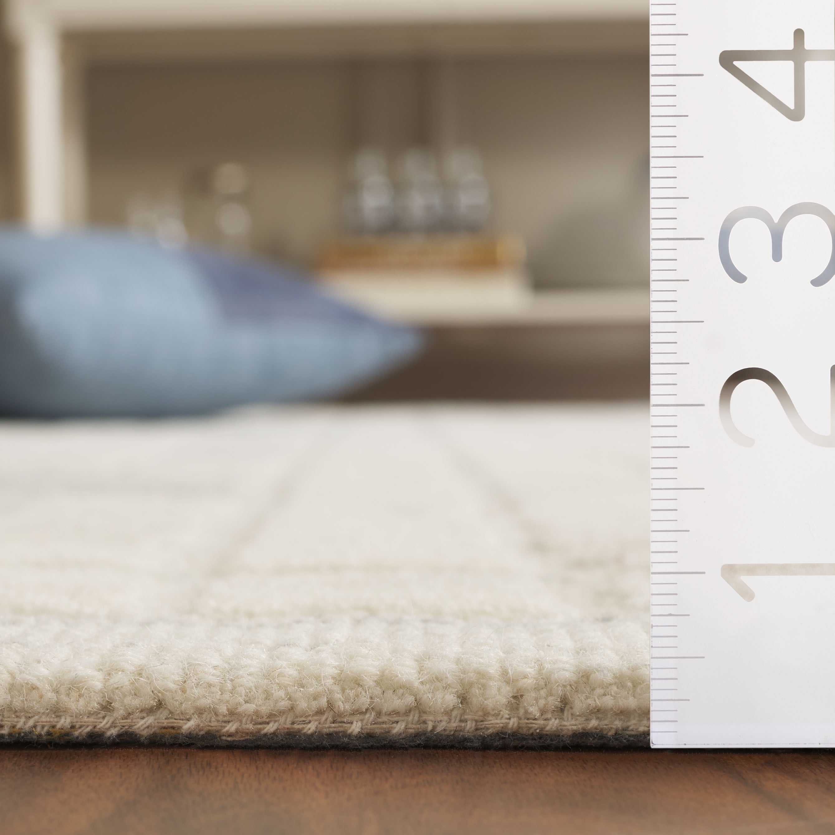 SAFAVIEH Ebony Risto Geometric Area Rug, Ivory/Gray, 9' x 12'