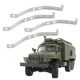 thumbnail image 5 of Piezas de actualización de coche RC, tablero amortiguador de Metal para camión militar WPL 1/16, 4 Uds., 5 of 8