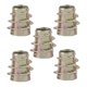 thumbnail image 4 of 50 piezas de insertos roscados Yashi para tornillos de muebles de madera 5 x 10 mm 50, 4 of 5