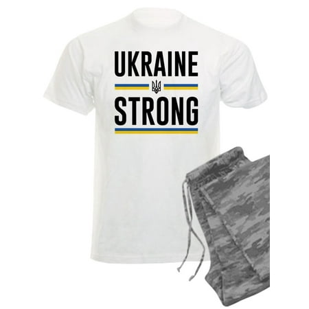 

CafePress - Ukraine Strong - Men s Light Pajamas