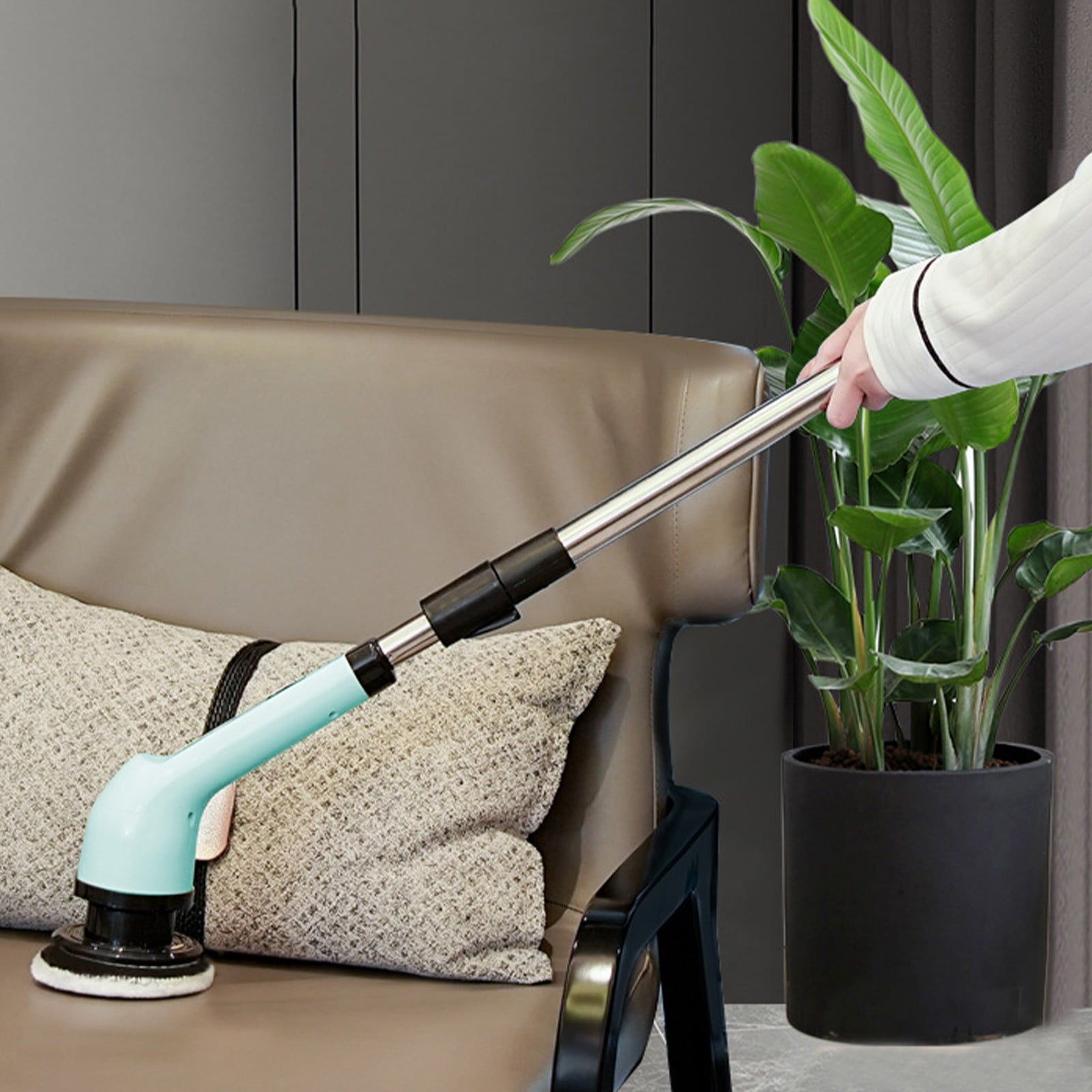 TEKXDD Brosse Electrique Nettoyage Rotative, Brosse de Nettoyage sans