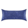 thumbnail image 3 of Haosy Satin Pillowcase for Hair and Skin Standard Cooling Silk Pillow Case with Envelope Closure Deep Blue Sparkling and Shining 20"x26", 3 of 9